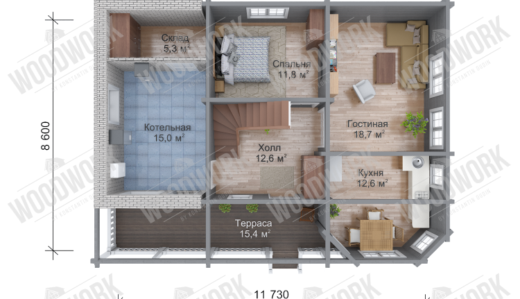 план 1 этажа